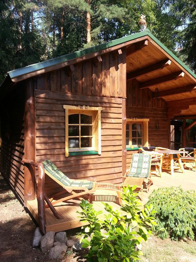Holzhaus Waldwichtel Am Wald Und See Нойруппин Экстерьер фото